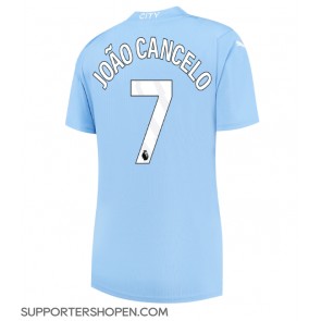 Manchester City Joao Cancelo #7 Hemma Matchtröja Dam 2023-24 Kortärmad